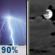 Tonight: Showers and thunderstorms before 11pm. Some of the storms could be severe. Mostly cloudy, with a low around 42. West wind 8 to 13 mph, with gusts as high as 25 mph. Chance of precipitation is 90%. New rainfall amounts between a tenth and quarter of an inch possible. Tonight: Showers And Thunderstorms then Mostly Cloudy